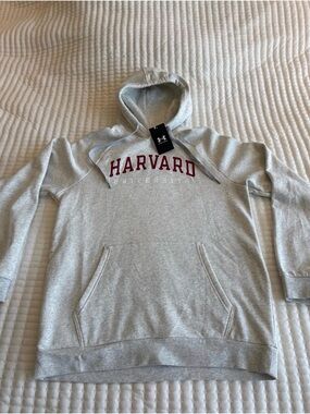 NWT Harvard Under Armour Gray Hoodie
